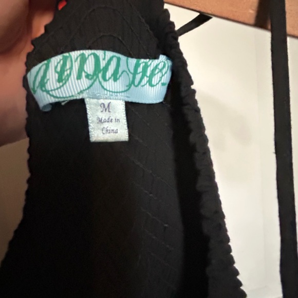 Cute boho style short dress has an elastic mid! - Picture 3 of 5